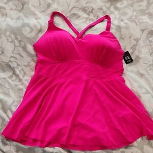 Torrid Hot Pink Swim Top